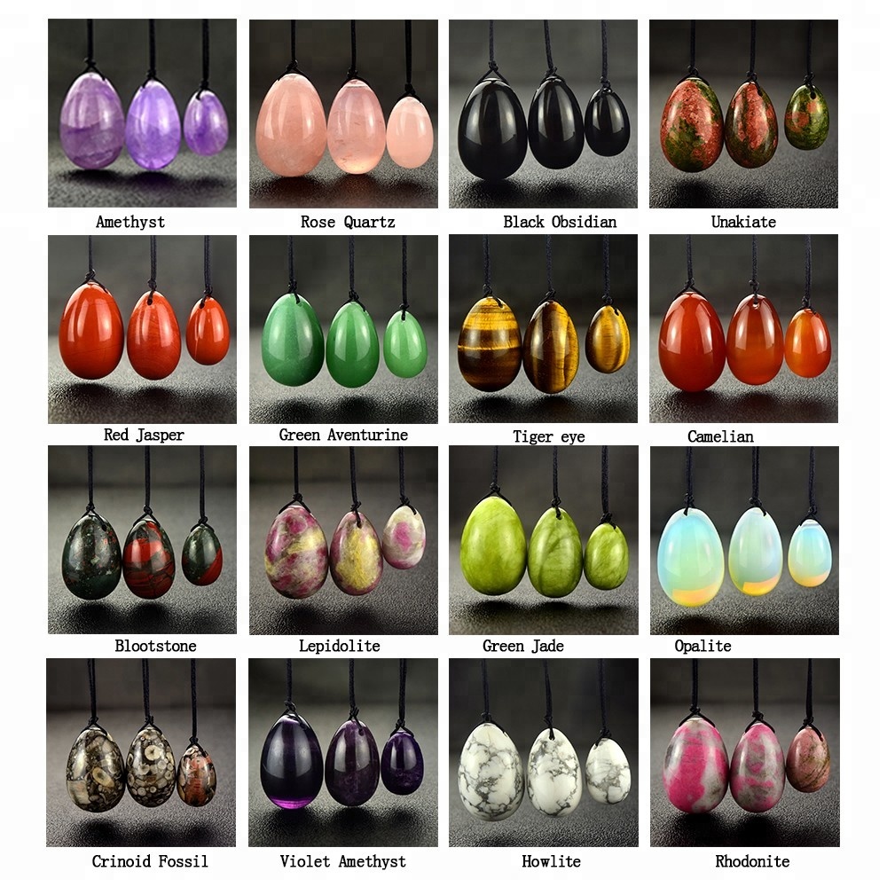 FanXi Eco Friendly Healing Yoni Crystal Eggs Natural Yoni Eggs Noiseless