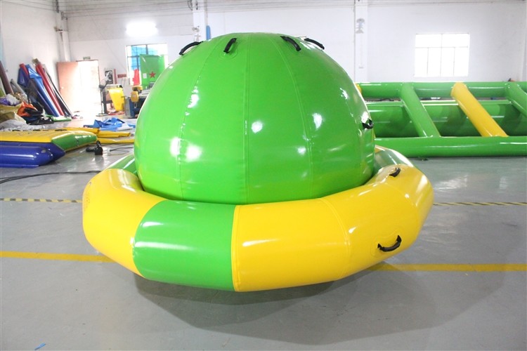 Factory Giant Colorful Floating Inflatable Water Park With Climbing Wall And Slides