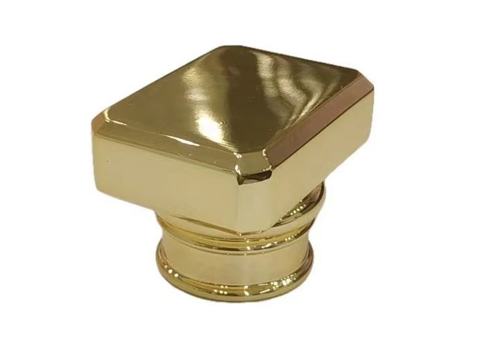 Rectangular Shape Custom Perfume Bottle Tops For Personalized Perfume Glass Bottles