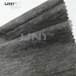 Black Non Woven Interlining Lining With Double Dot Coating N1208F
