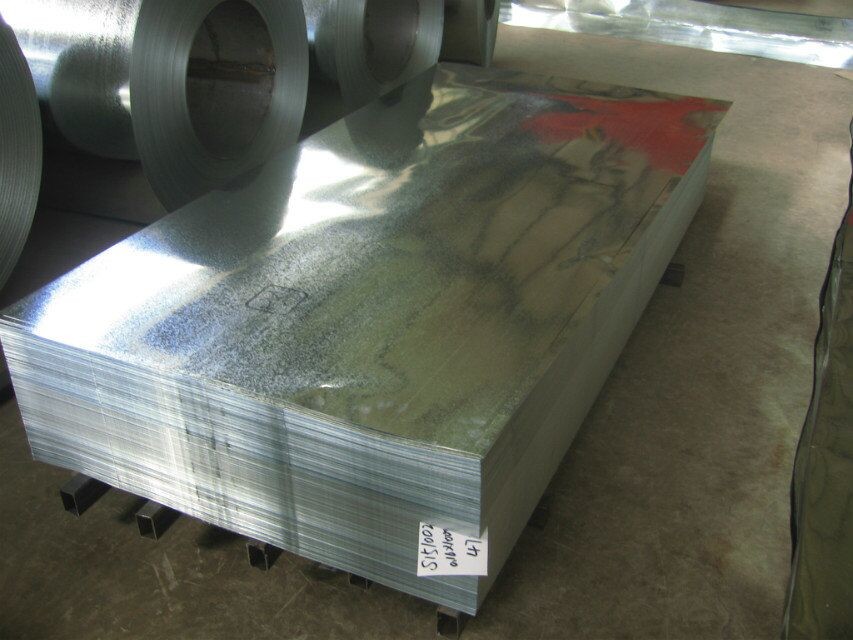 1250mm Hot Dipped Galvanized Steel Sheet AZ Coating Regular Spangle
