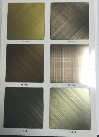 Black Color Titanium Stainless Steel Sheet 