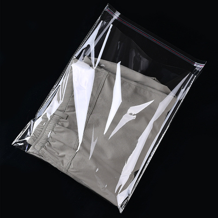 7*10cm Clear Flat OPP Poly Packaging Bag Self Adhesive For Cellophane Low MOQ