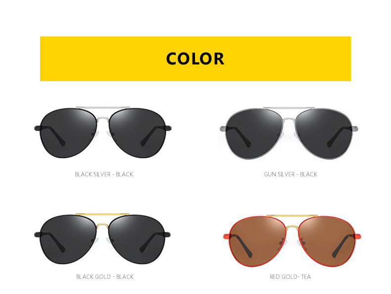 Polarized Retro Shades Sunglasses BSCI Men Unbreakable Frame Glasses