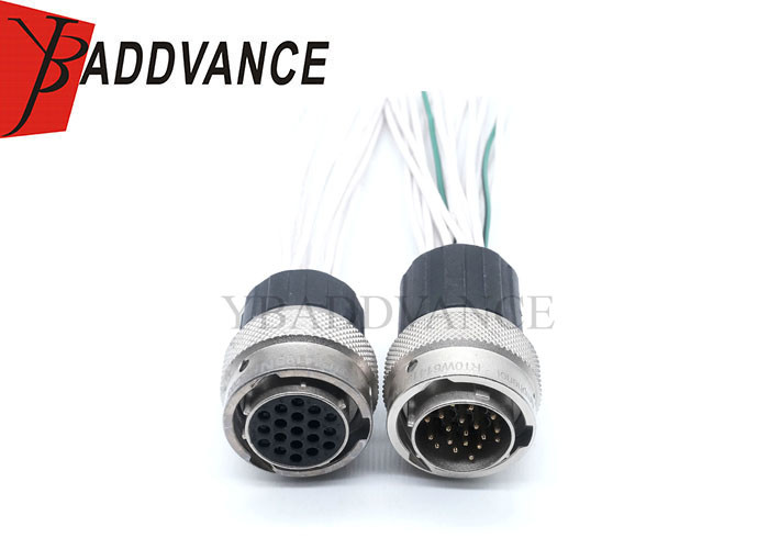 Automotion Amphenol RT0W61419PNHEC03 RT0W61419SNHEC03 19 Pin Round Industrial Connector Wire Harness