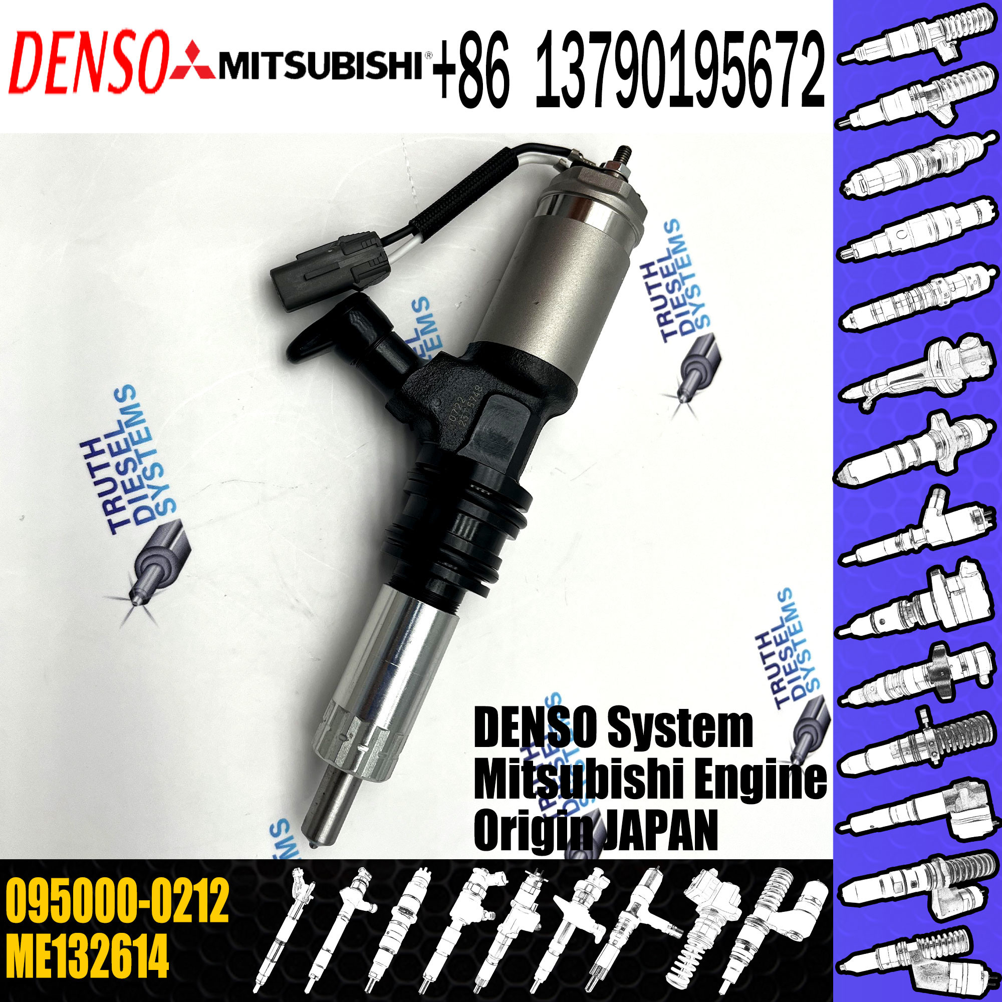ME302570 095000-0212 For MITSUBISHI FH/FK/FM 095000-0212 ME132614 095000-0213 ME132615