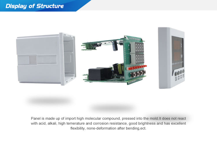 72*72MM RH-WSK302 Fahrenheit Digital Temperature and humidity Controller vegetable transport Thermostat