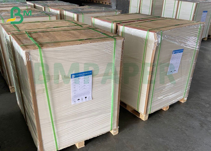 C1S Coated 300gsm 400gsm Solid Bleached Sulfate SBS 1 Side Paper Board 