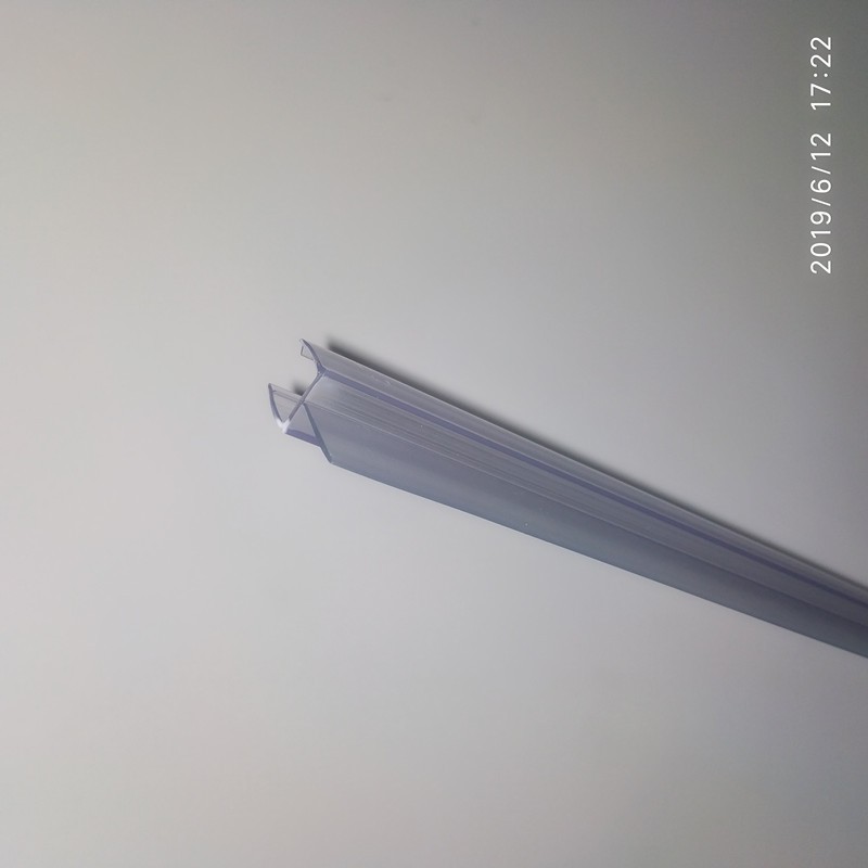 6-12MM Transparent PVC Shower Room Sealing Waterproof Bathroom Seal Strip for Glass Door