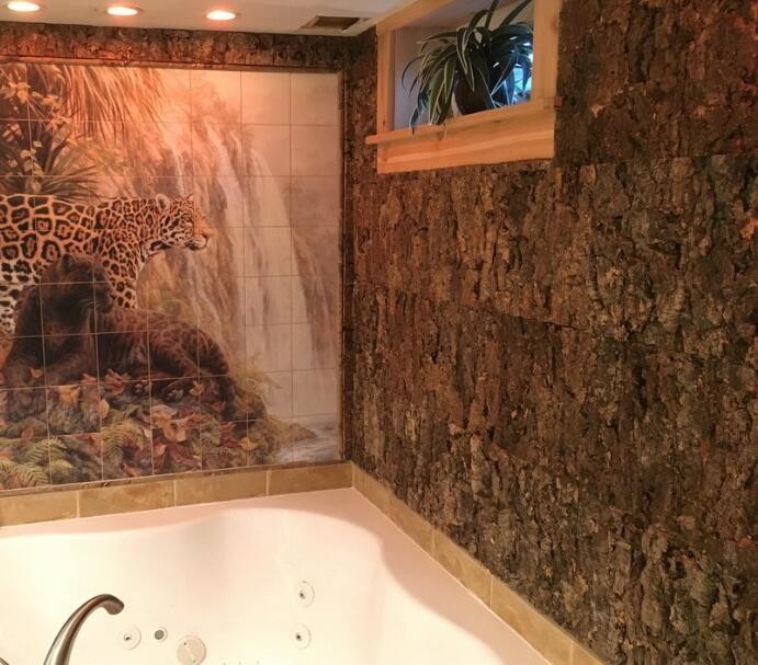 Randomly size,Frist-layer Nature Cork Bark Tiles,for Animals Enclosures