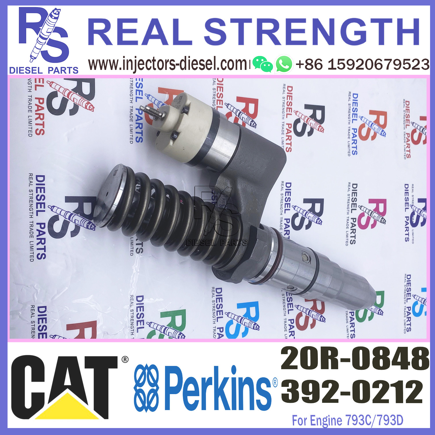 Common Rail Control Valve Injector Valve Common Rail Injector for 793c 793D 392-0212 20R-0848