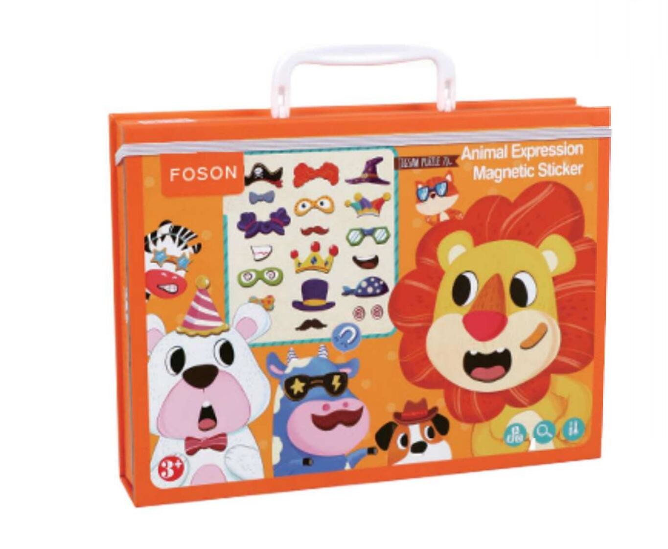CMYK Educational Animal Magnetic Jigsaw Puzzle Sticker Childrens Learning Toys For 7 Year Olds