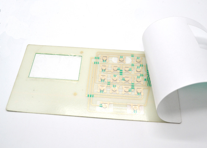 PET Material Embossed Membrane Keypad Electrical Switch For Running Machine