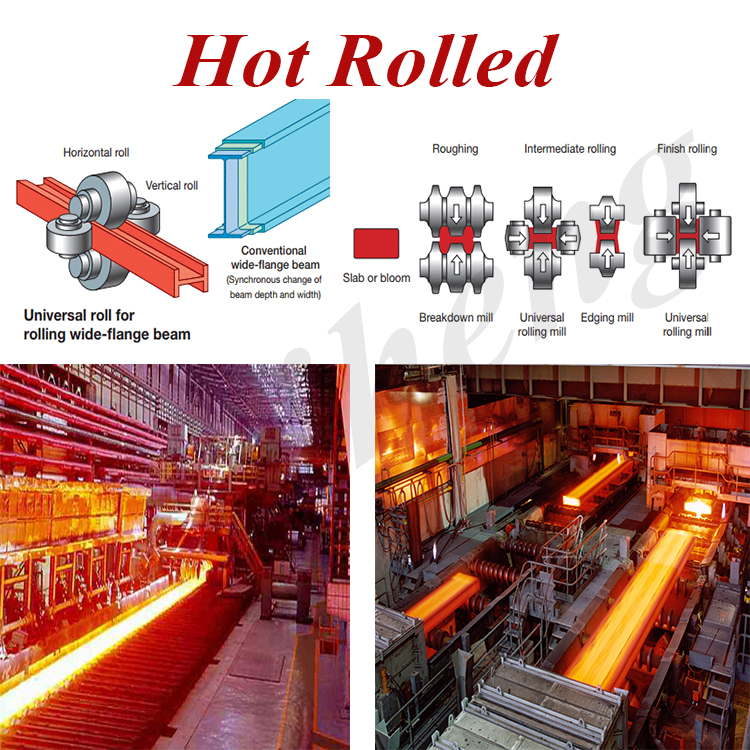 100 X 50mm Structural H Beam Q235B Hot Rolled H Beam For Construction