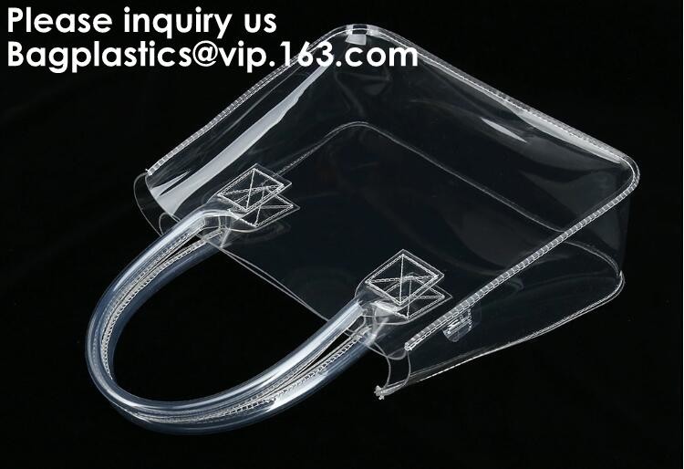 Clear Duffel Gym Bag Transparent PVC Carry Bag With Shoulder Strap,Cosmetic Carry Bag Magnet Pockets Detachable Shoulder