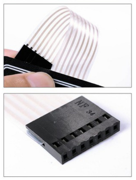 PET Metal Pot Film Membrane 2.0mm Industrial Numeric Keypad