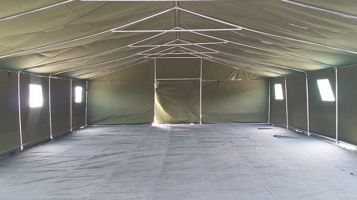 4 Season Outdoor Canvas Tent Customized Sizes With Good Tear Resistant