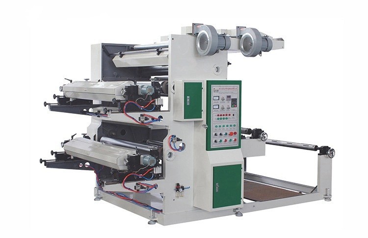 HJ 4 Colour 800mm Non Woven Printing Machine for PE, PP, Cellophane, Plastic Film & Woven Bags，