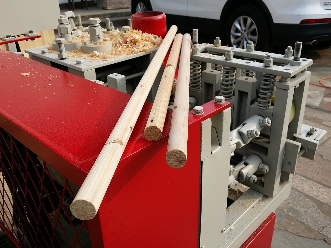 Round wood stick making machine MC9202 with diameter range 15-38mm