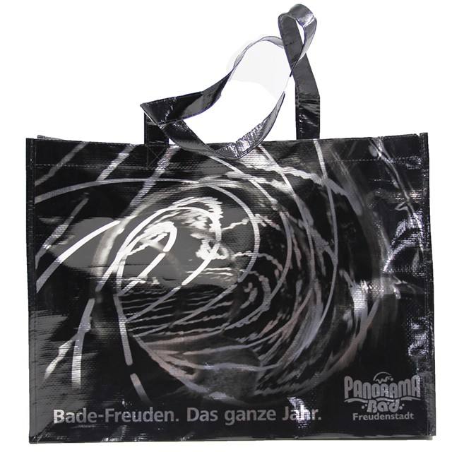 Eco Friendly fabric Laminated Handle, Pp Woven Tote Bag, RPET Coated Foldable Recyclable Shopping handy Bags