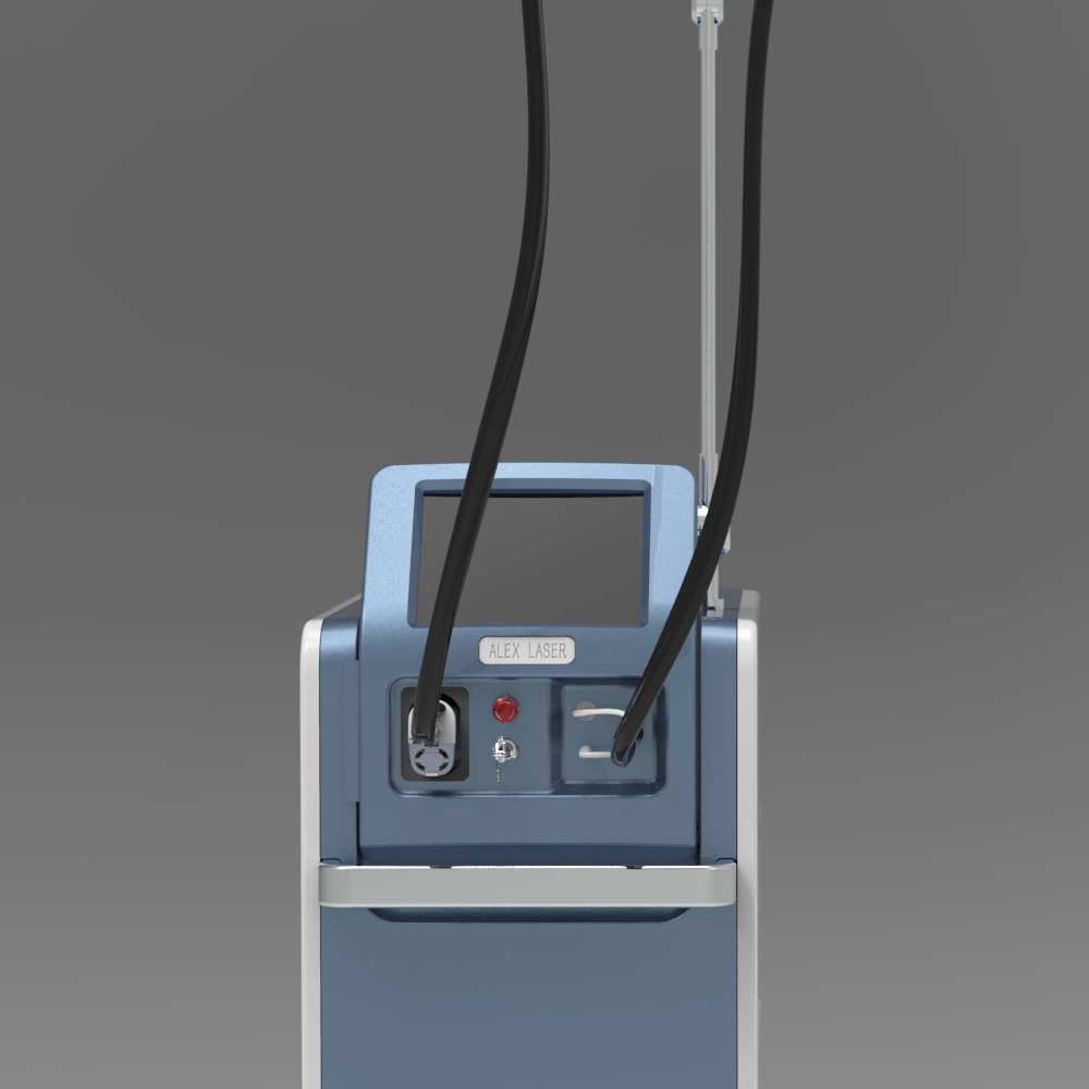 755nm Alexandrite Laser Hair Removal Machine Stationary Style For Commercial