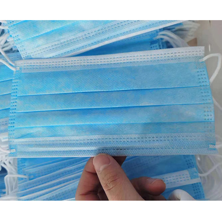 Comfortable Non Woven Face Mask Nose 3 Ply Disposable Mask