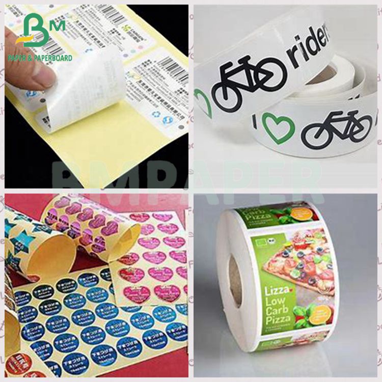 100mic White Waterproof PP PET Synthetic Paper Label Raw Material