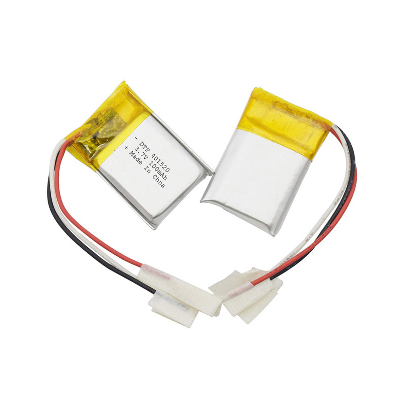 3.7v 401520 100mAh Lithium Ion Polymer Battery Pack No Memory Effect