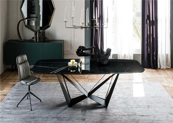 Home / Restaurant Using Custom Made Furniture , Marble Top Dining Table
