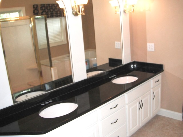 “black galaxy vanity top