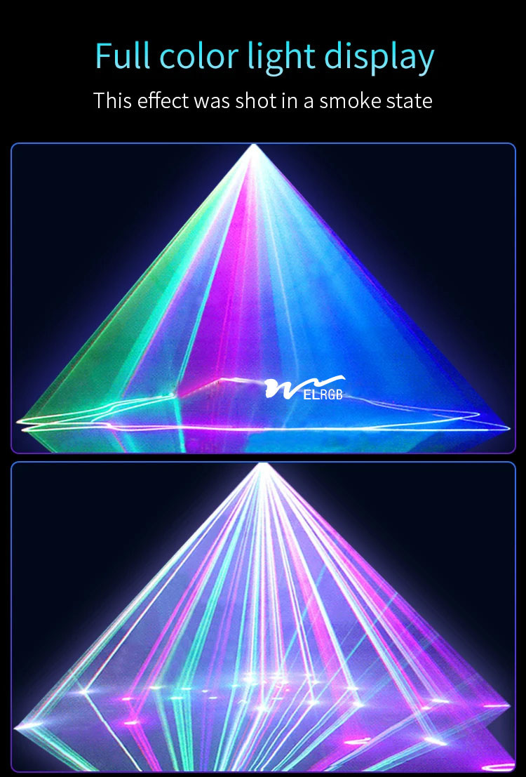 500mw Disco Laser Light Indoor Work Light IP33 Dj Laser Light Projector