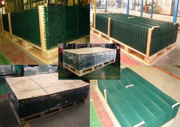 Pvc Coated H2500mm 2d Double Wire Mesh Fencing