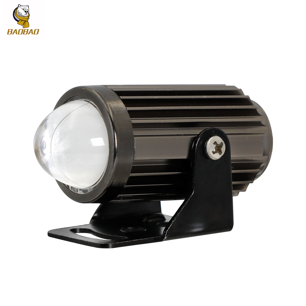 White Yellow 12v Universal Auto Lamp LED Spotlight For Motorcycle