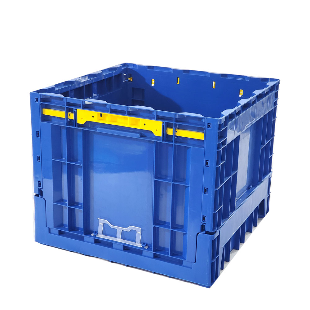 Industrial Plastic Crate For Auto Stackable Foldable Plastic Storage Bins Box
