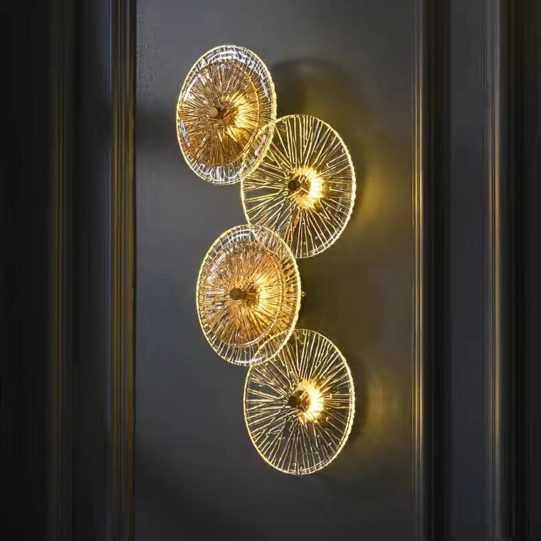 Wholesale Modern Hotel Bedroom Indoor Villa Decorative Surface Mounted LED Wall Light