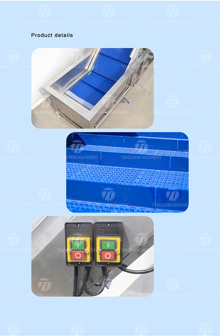 Stainless steel production line hoist food lift conveyor belt all kinds of fruits and vegetables lift conveyor
