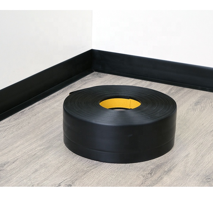 Flexible Waterproof PVC Baseboard Moulding with Payment Term 30% Deposit 70% Balance