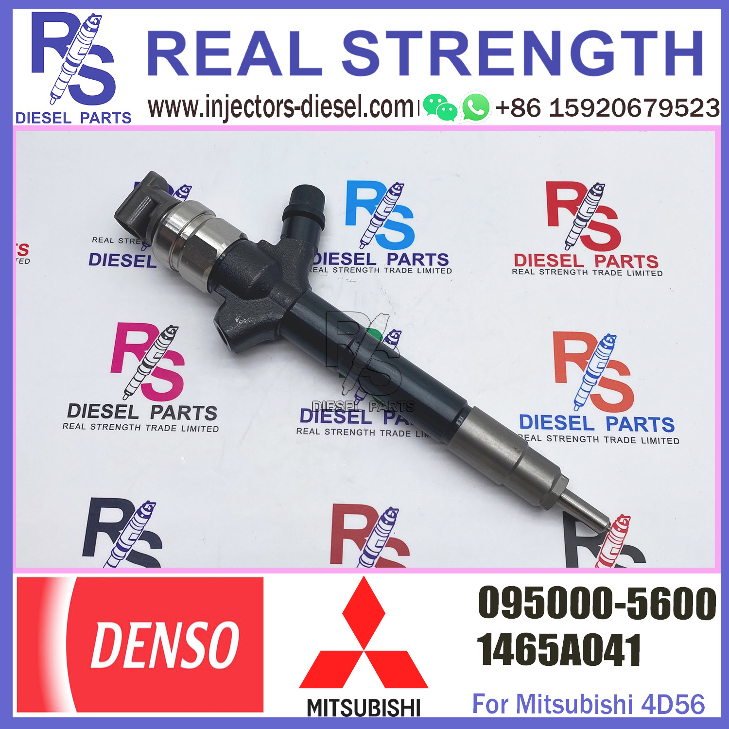 diesel fuel injector 1465A041 common rail injector 095000-5600 for MITSUBISHI L200