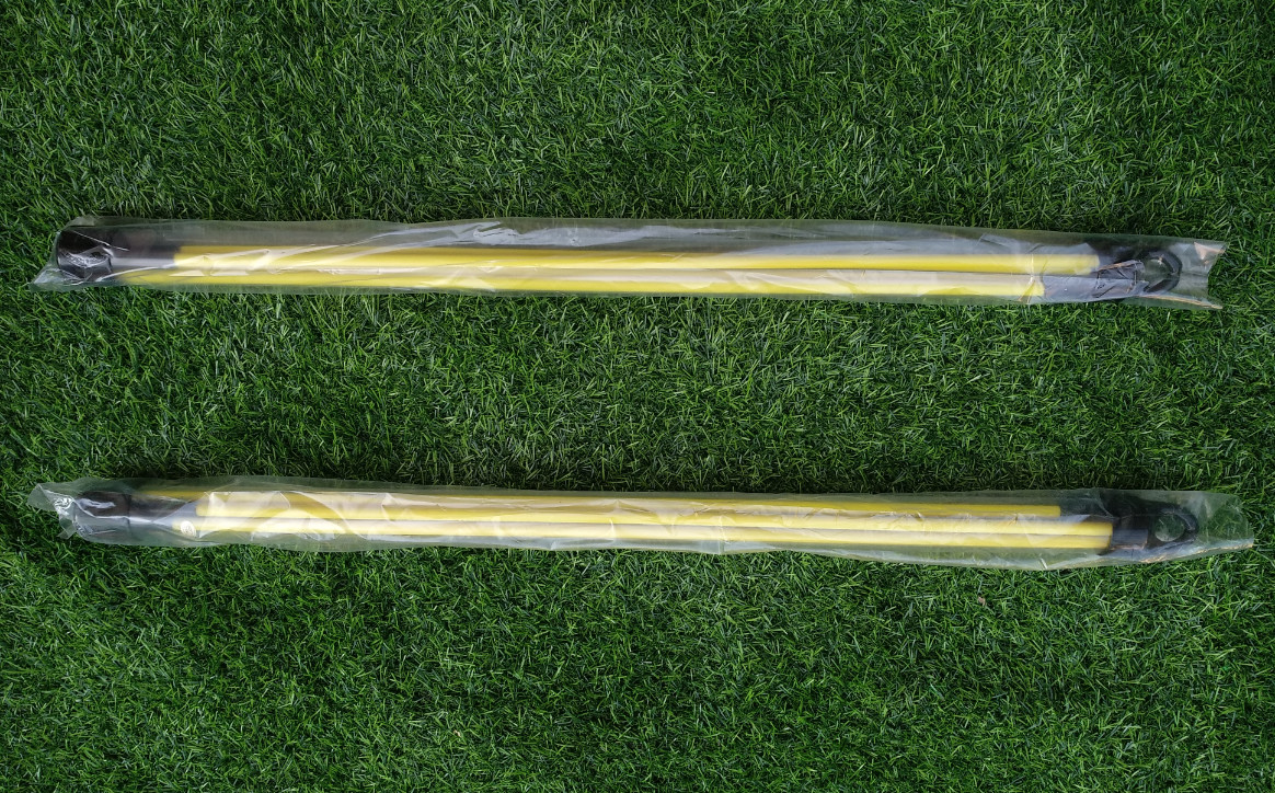 folded golf alignment stick , folding golf alignment sticks , two-double golf training aid