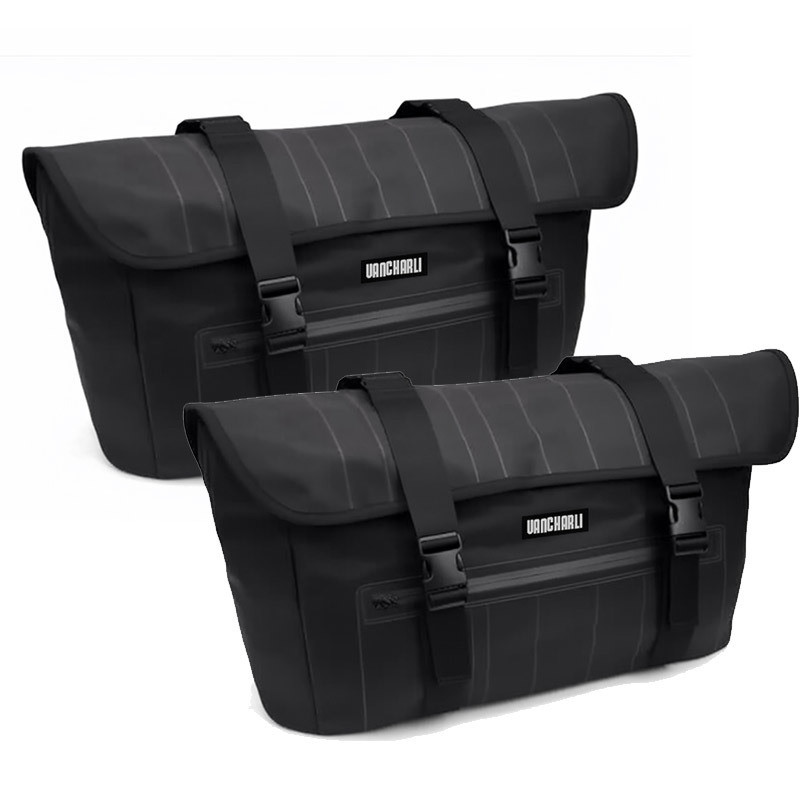 Custom Bike Bags Double Pannier Shoulder Bags Designed with a large capacity and an adjustable shoulder strap