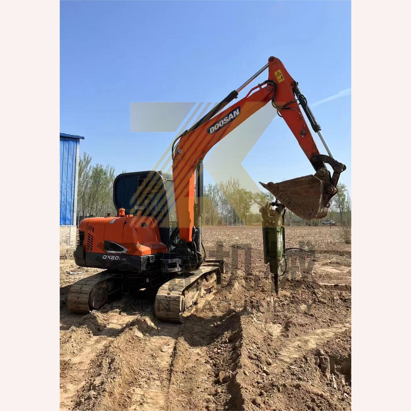 Doosan DH-60 DX60 Excavator Doosan DH60-7 in Good Condition Shanghai