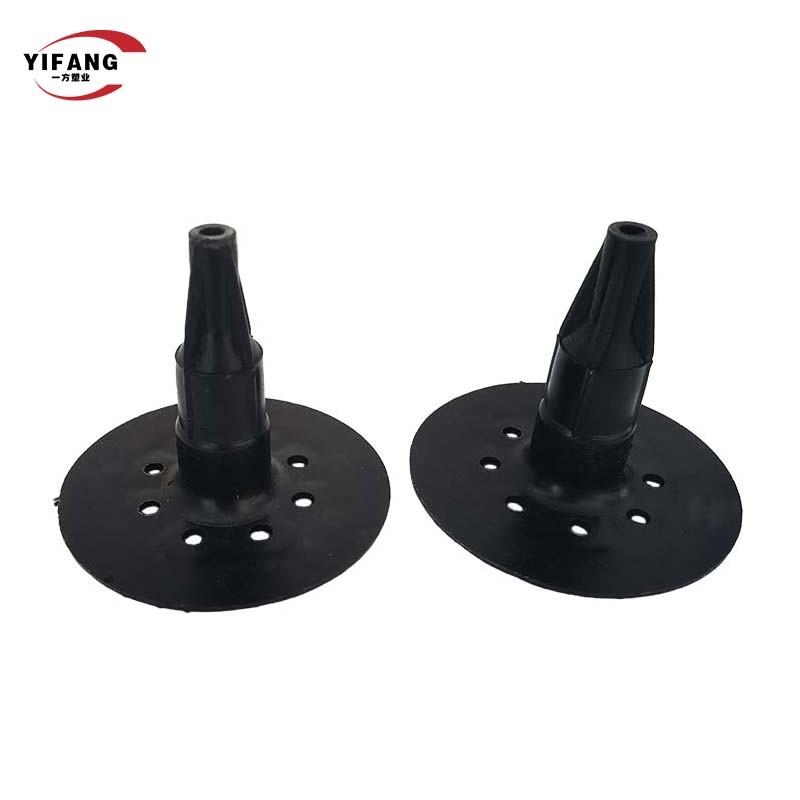 60mm Zinc Plating HDPE Insulation Nail With Plastic Frame
