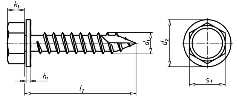 Galvanized Stainless Steel Timber Screws , Timber Cladding Screws For Hardness Wood T17
