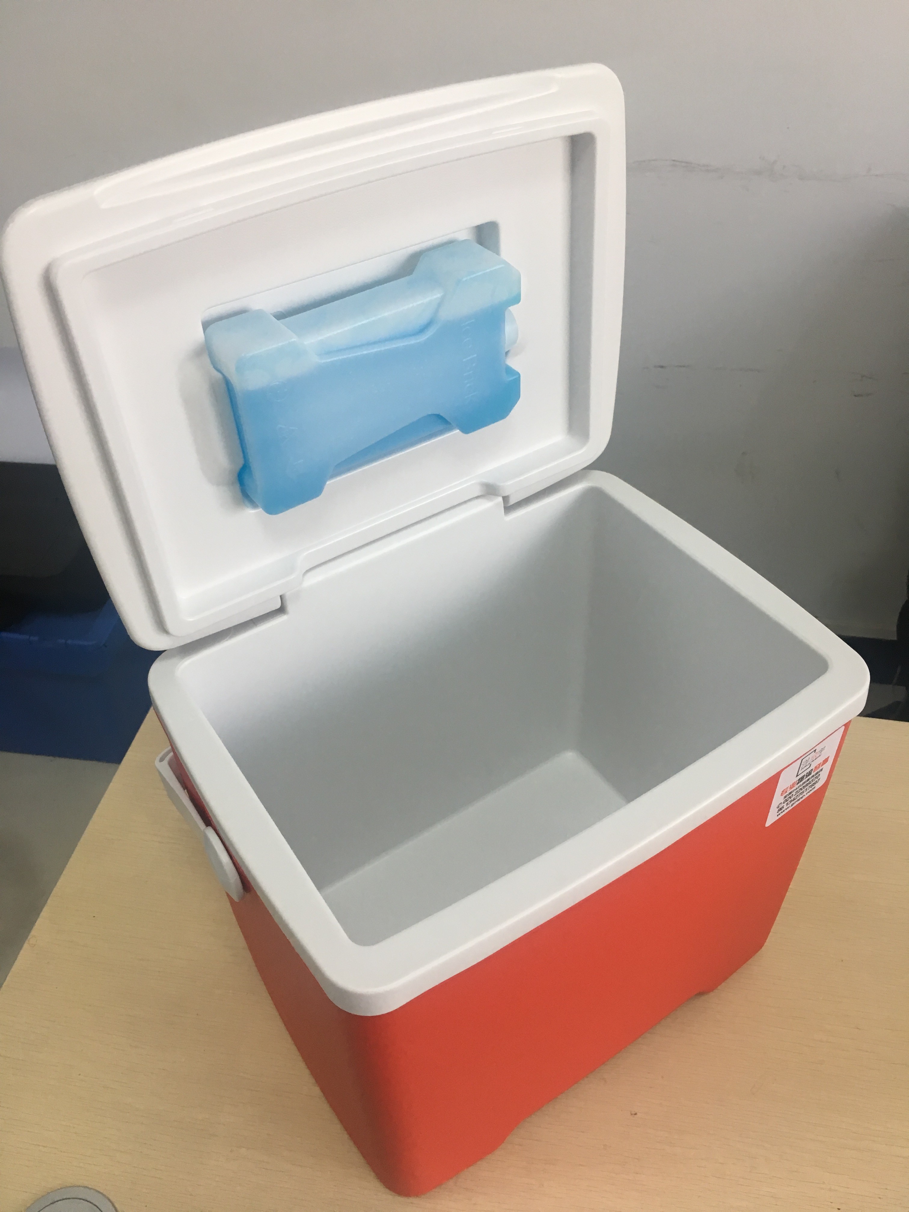 Convenient 13.8L Insulated Cool Box Virgin PP EPS Foam 48 hours Temperature Keeping