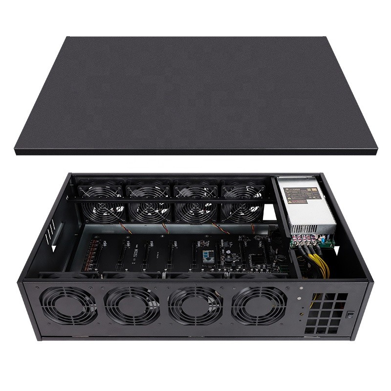 847 Pro Chassis GPU Mining Case 8 Gpu Riserless Motherboard Rig Case Box
