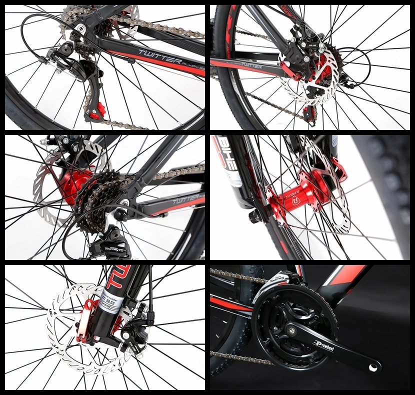 Lightweight Carbon Fiber Road Bike Road Racing Bicycle 24 Speed Gears CE