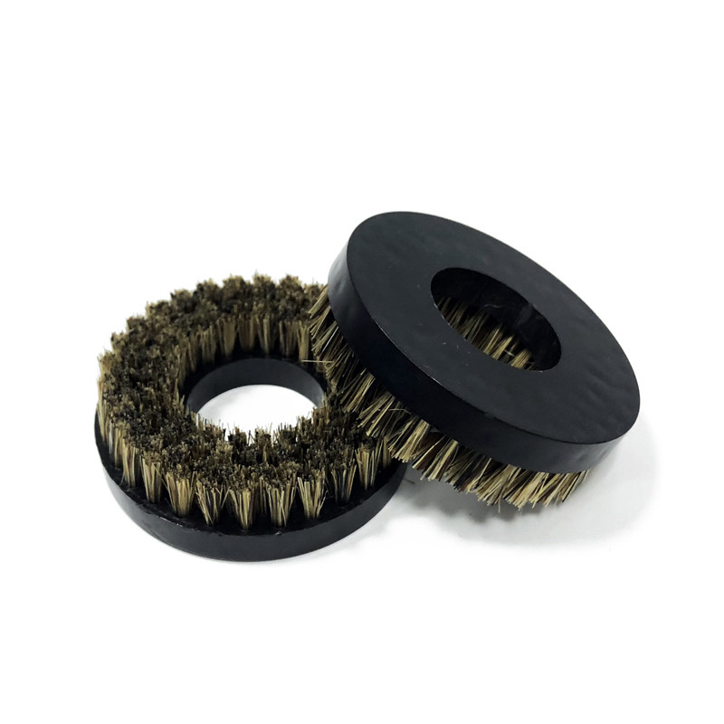 Industrial Brown Bristle Pressure Foot Brush , Anderson AEMG Routing Brush