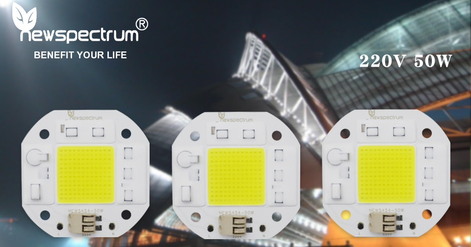 Solderless Chip On Board Led COB 50W 220V For Floodlight Downlight