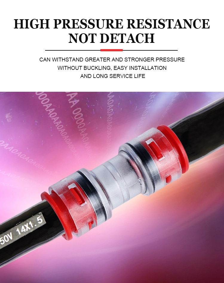 FTTH Push in Duct Connector for FTTX Fiber Optic Microtube End Stop Network Connector
