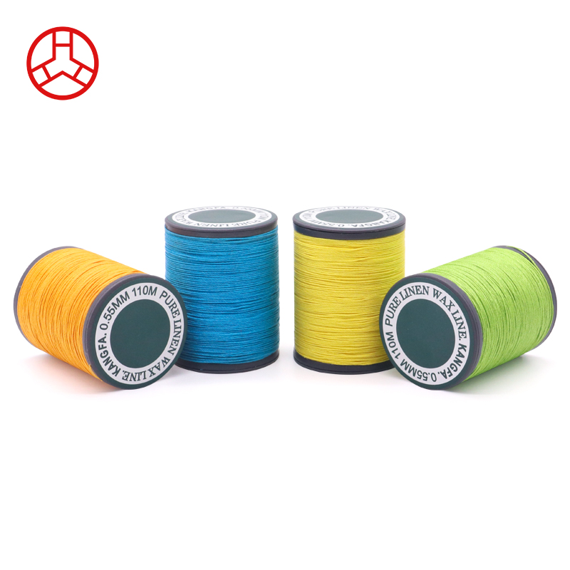Hand Knitting 0.55mm Linen Waxed Thread 120m in 40 Colors for Macrame Projects